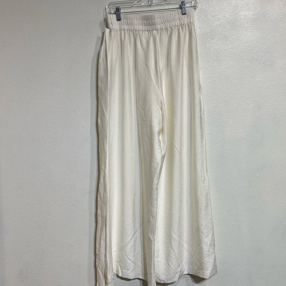 Gianni Bini Ivory Hazel Wide Leg Pants Sz 6 NWT - Picture 10 of 12